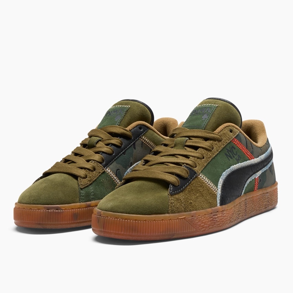 Puma Multicolor Suede Sneakers